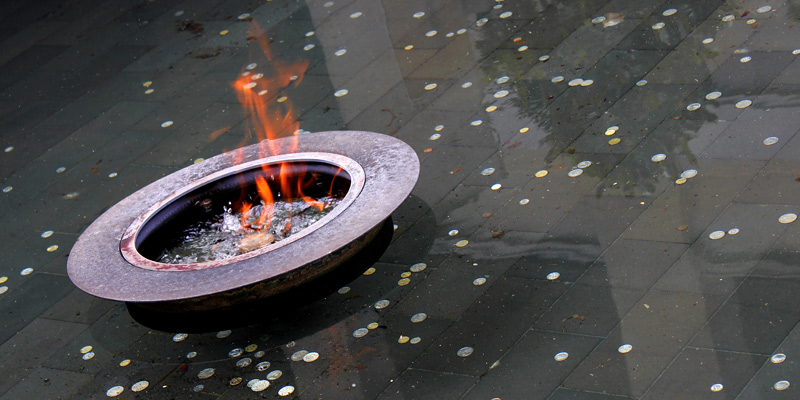 Anzac Memorial Flame