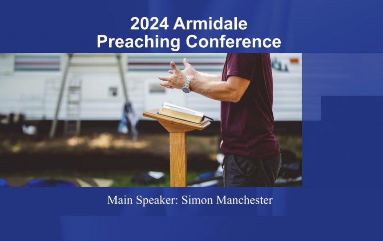 2024 Armidale Preaching Conference Banner